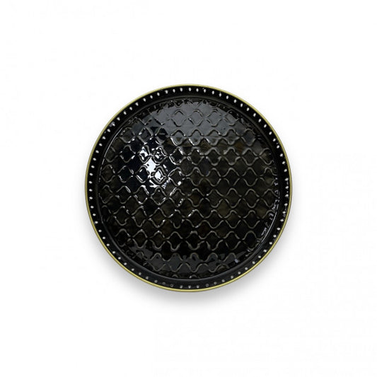 PLATEAU RIVIERA Médium D45 cm - Noir