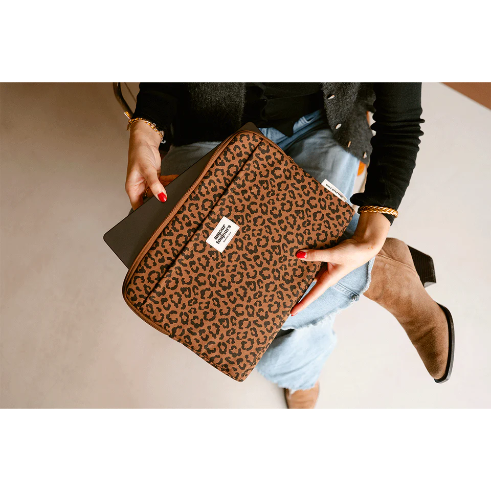 Housse d'ordinateur LEOPARD foncé