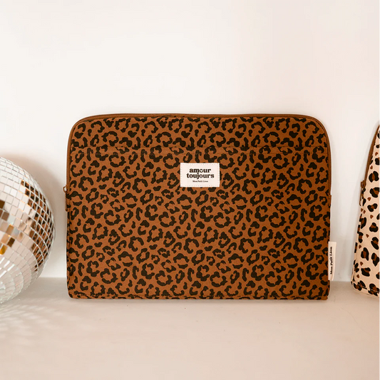 Housse d'ordinateur LEOPARD foncé