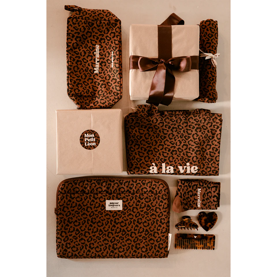 Housse d'ordinateur LEOPARD foncé