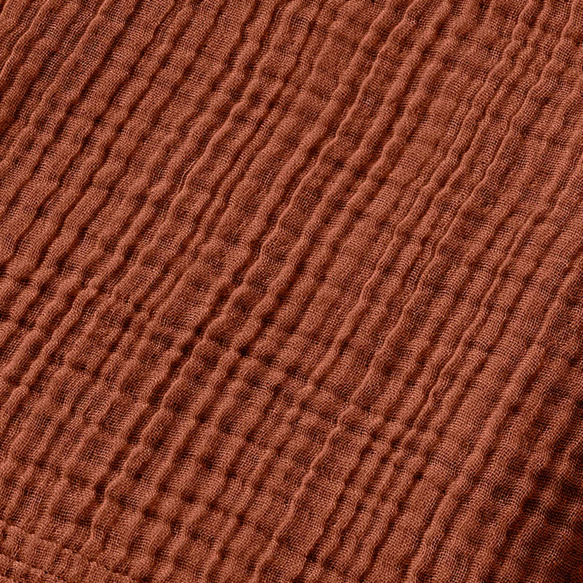 PONCHO Adulte Terracotta