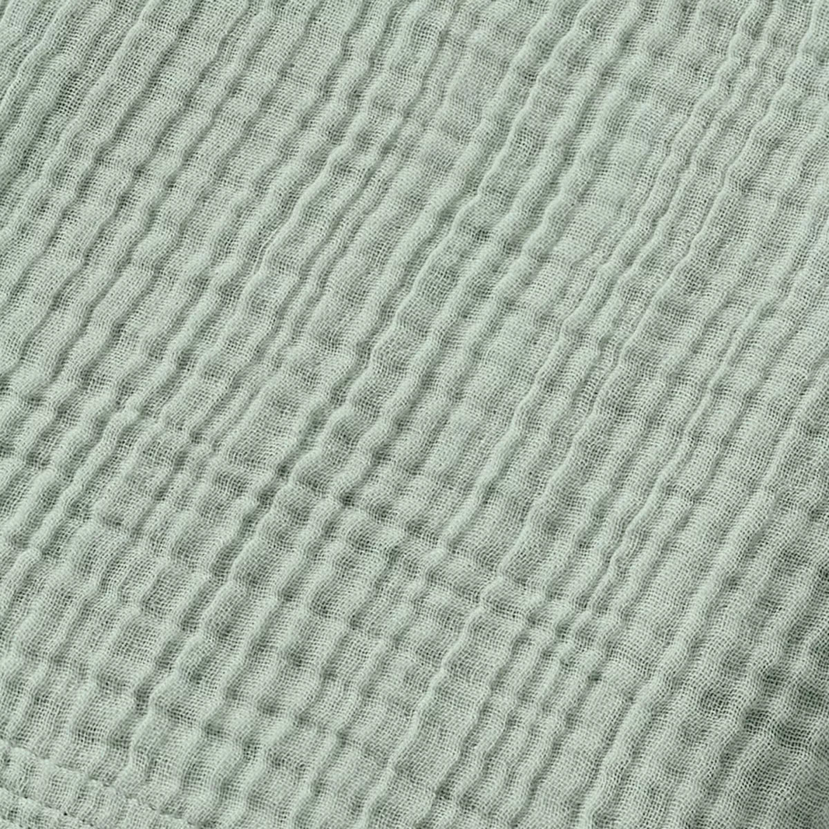 PONCHO de bain enfant gaze de coton 6/10 ans vert Eucalyptus