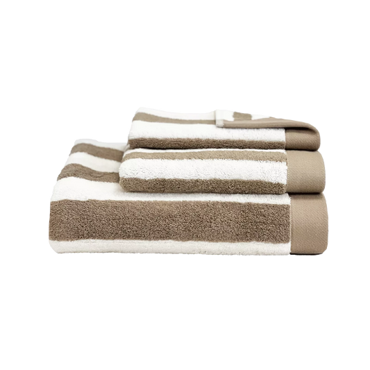 SANTORINI - Linge de bains rayures Lin