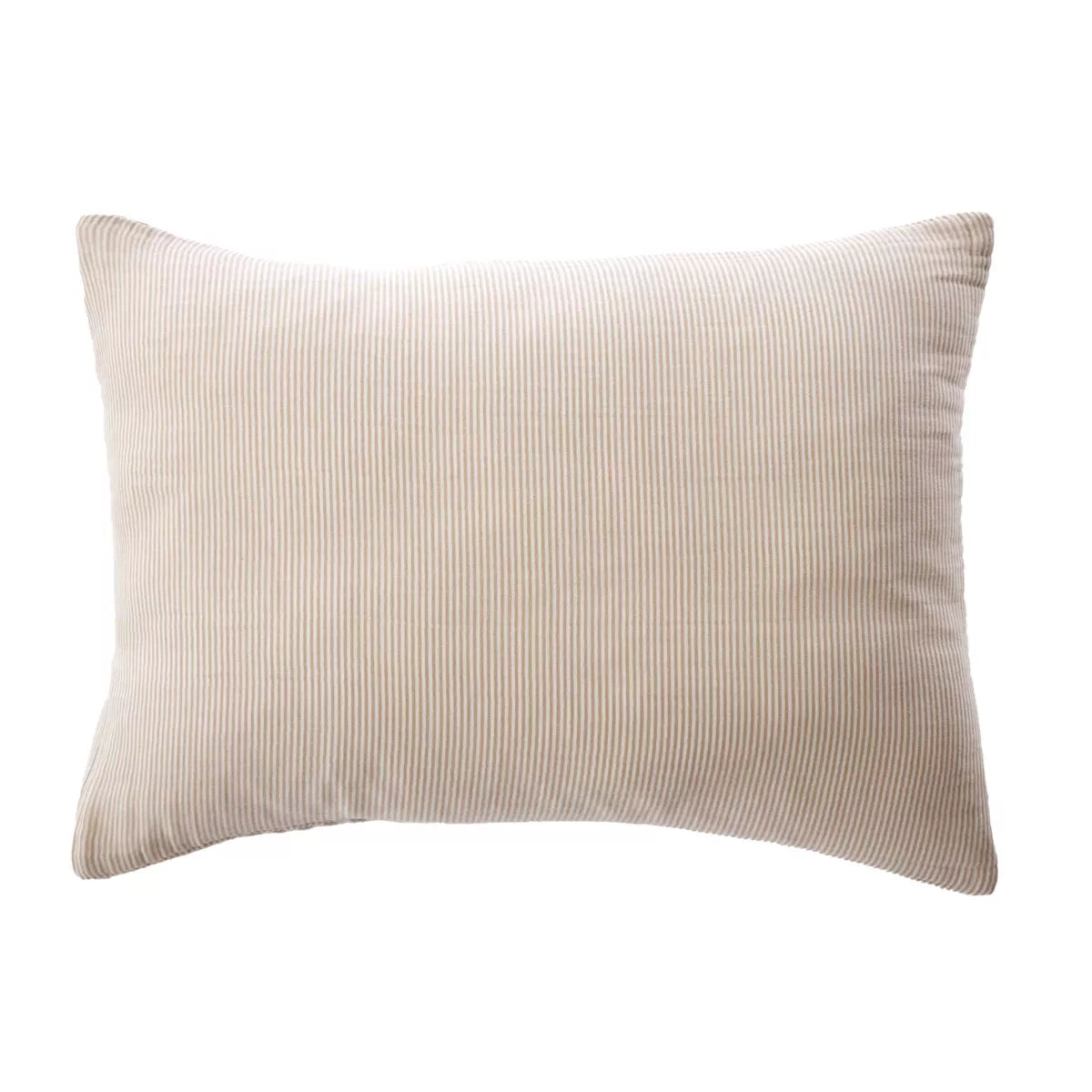 ROMIE linge de lit gaze de coton rayures Ficelle