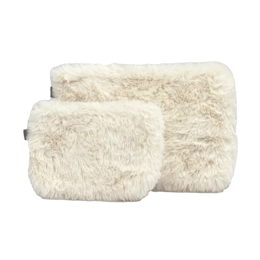 CHAMONIX Trousse fausse fourrure ivoire