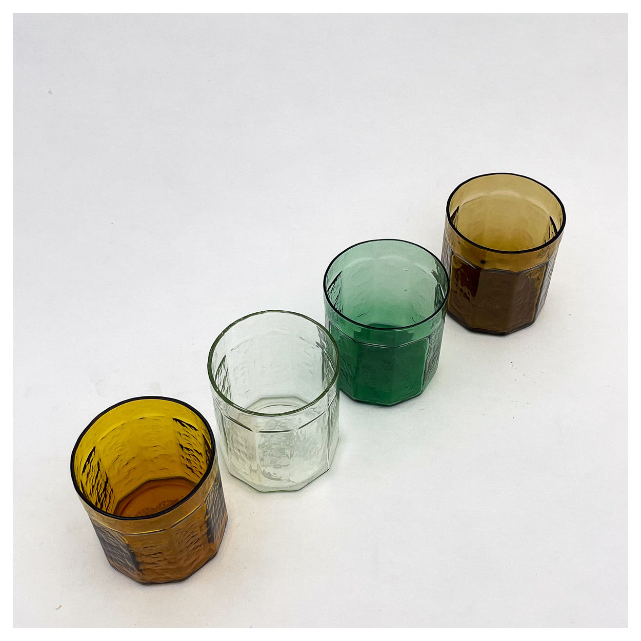 DUNE Verre gobelet ambre