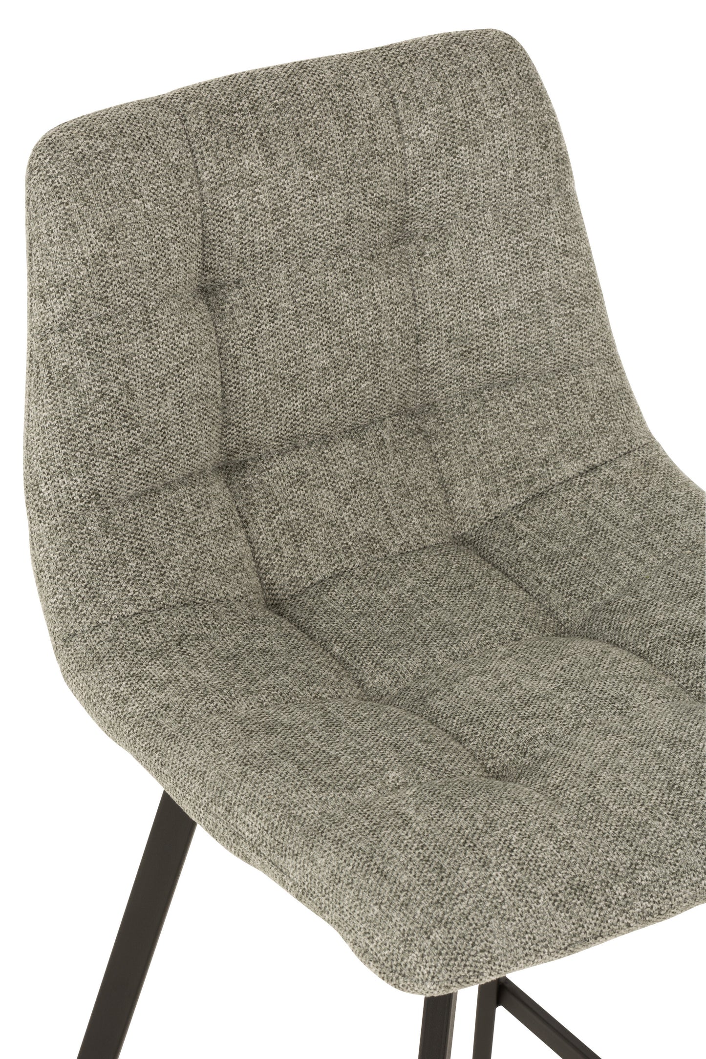 STEPHANE Chaise de bar gris/beige