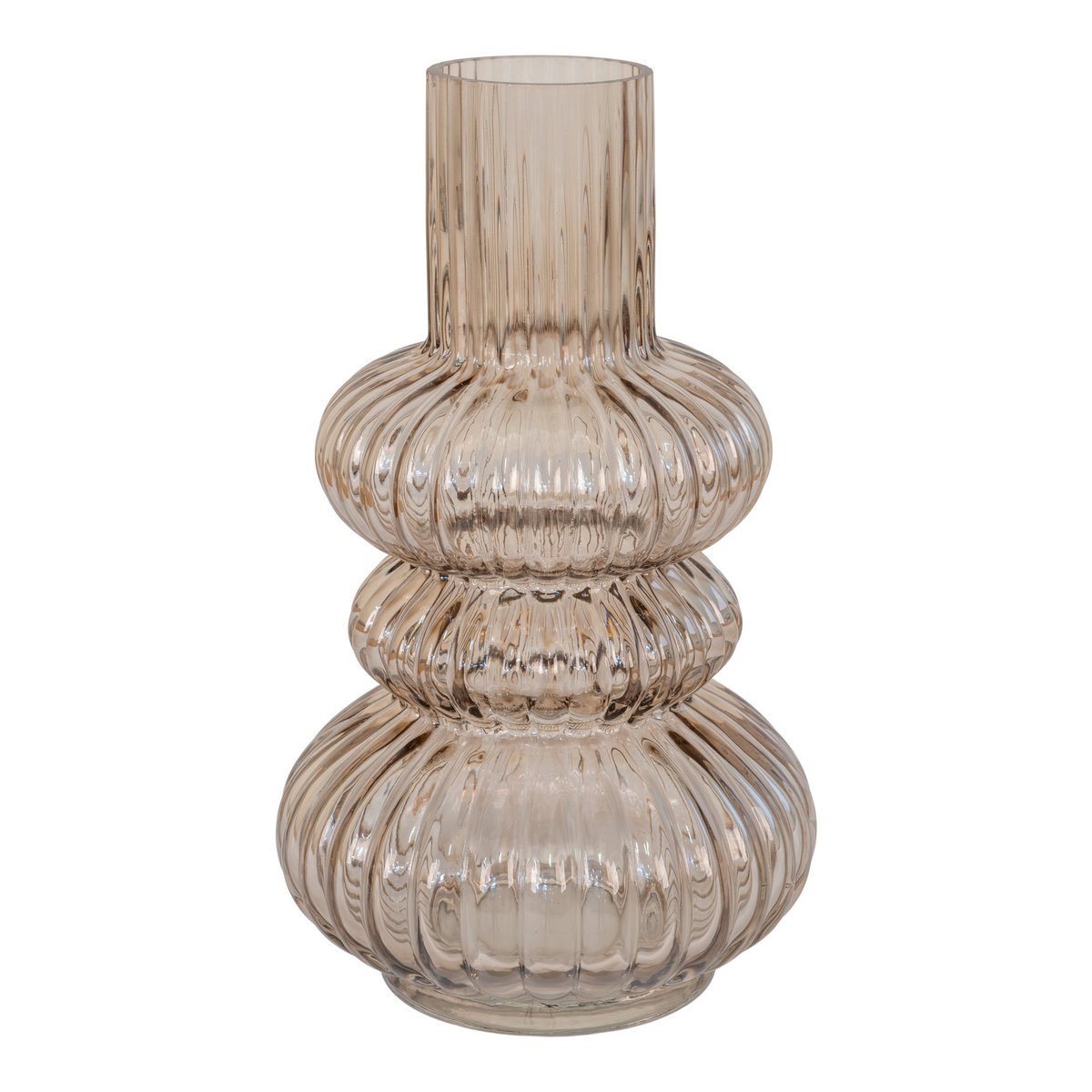 MILLY - Vase - Fumé -H 25 cm