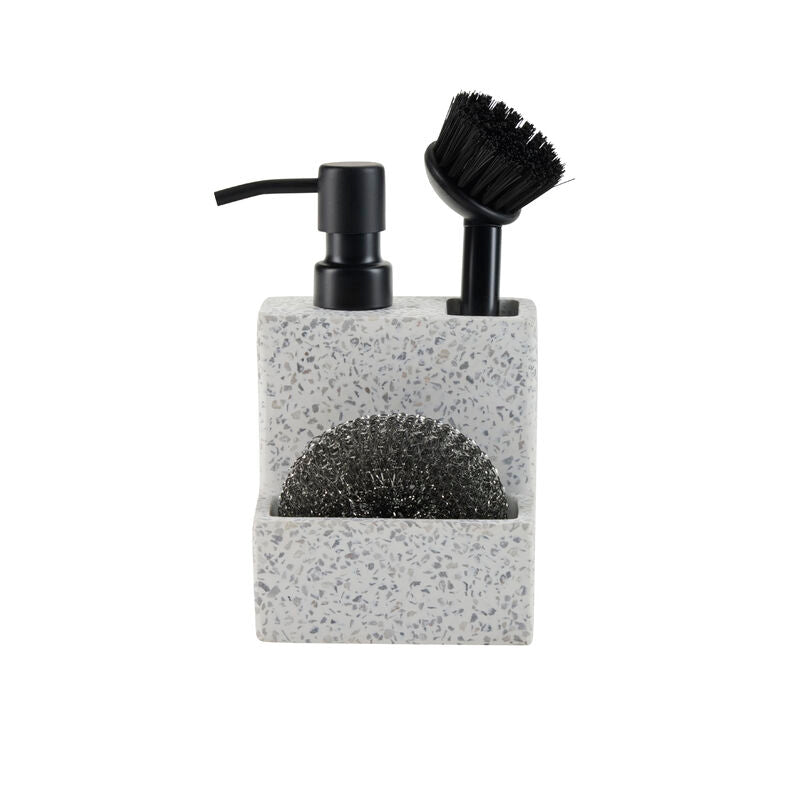 TERRAZZO Distributeur de savon/brosse cuisine