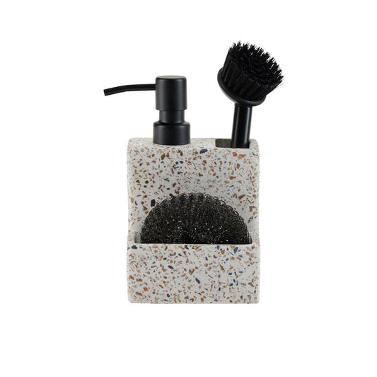 TERRAZZO Distributeur de savon/brosse cuisine