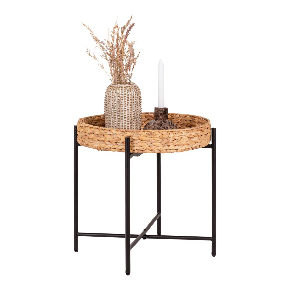 NARO Table d'appoint Naturel- Ø50 cm