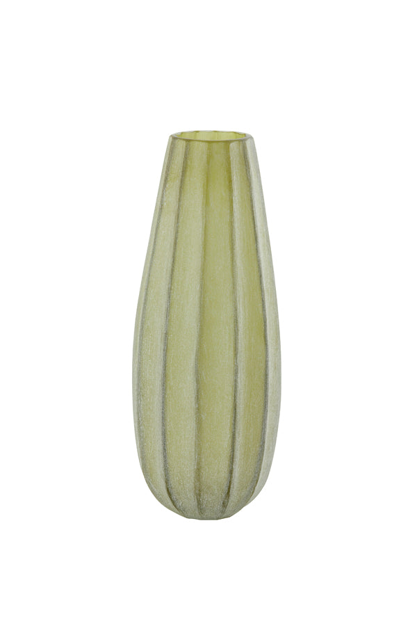 BRADLEY vase vert pale (2 tailles  au choix 60 cm ou 44 cm)