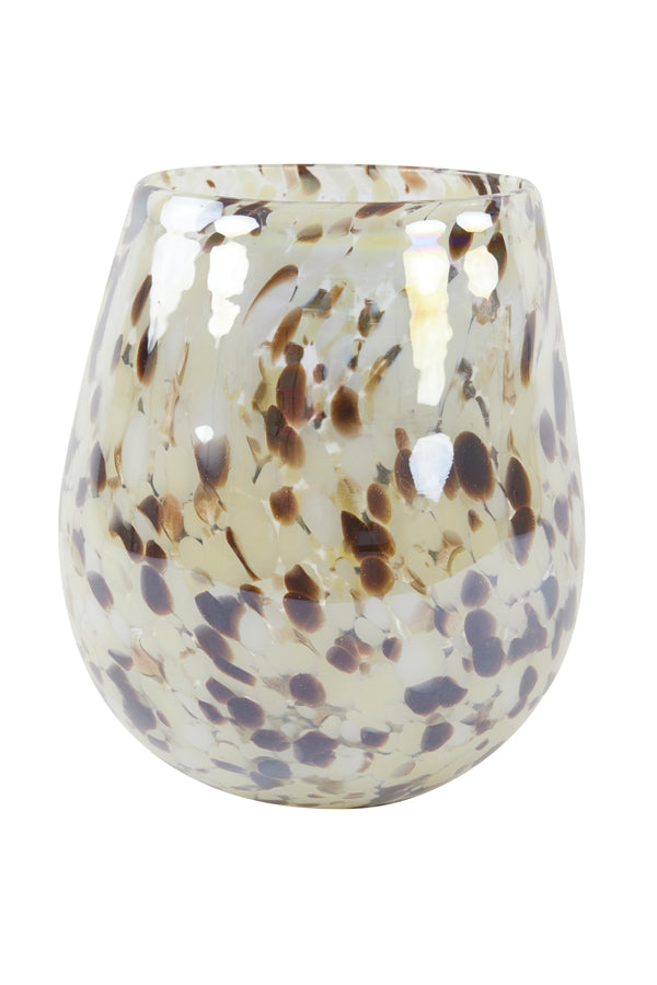 MONTEGGO -  Vase - 25 cm - beige, brun  multicolore