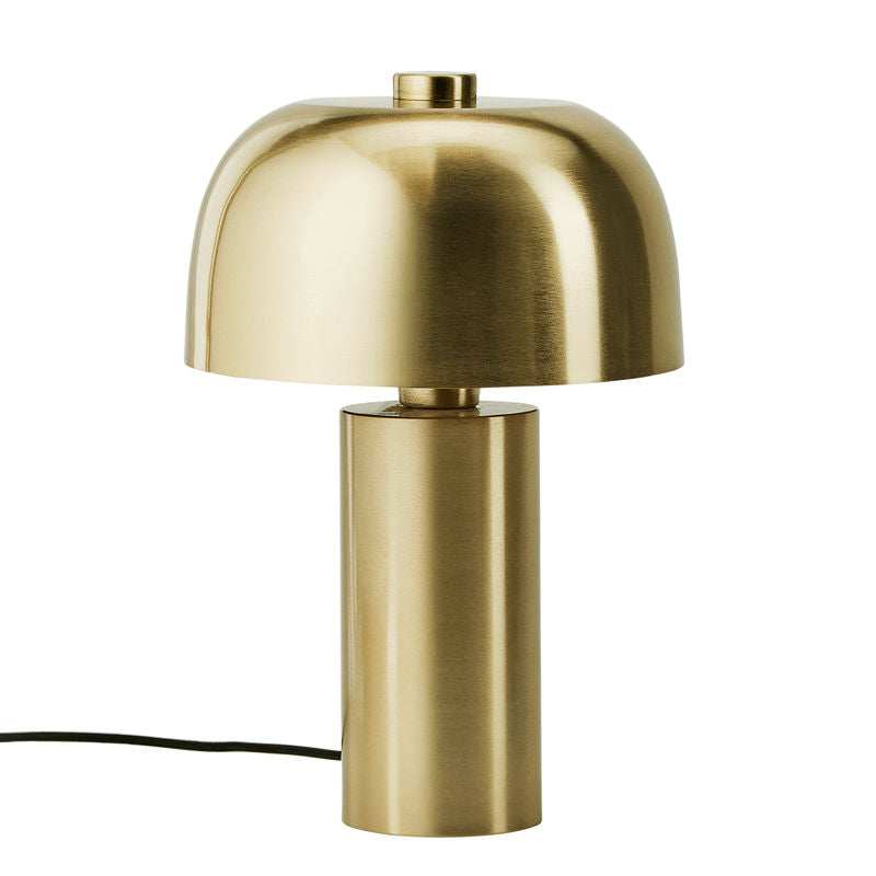 LULU - Lampe champignon -  Laiton brossé H37 cm