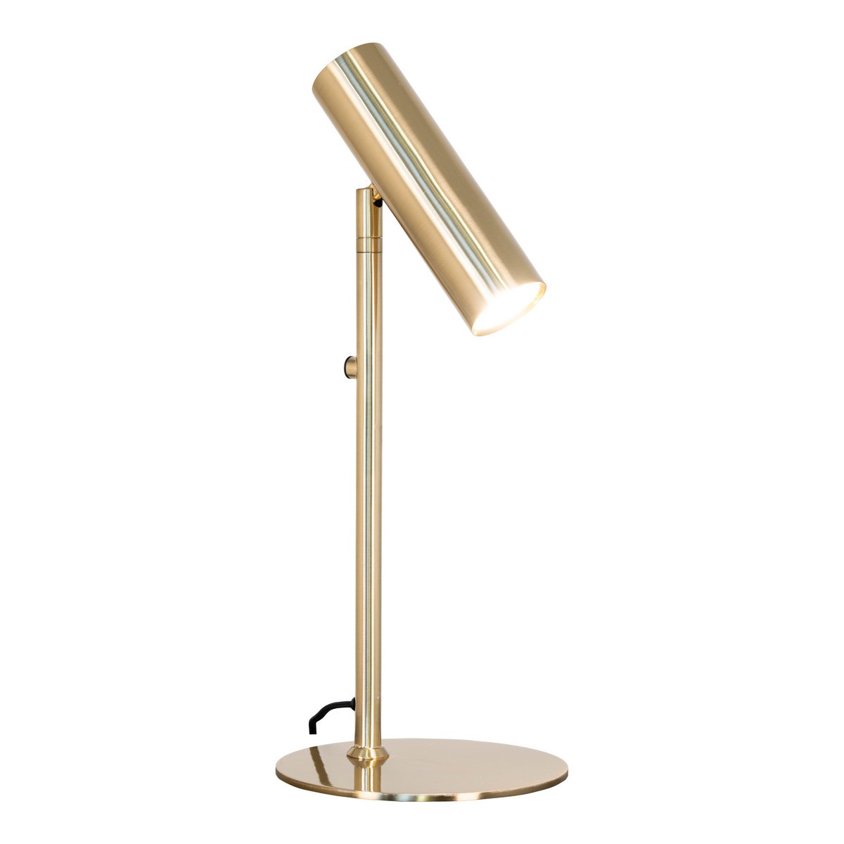 PARIS Lampe de table laiton et acier - Hauteur 47cm