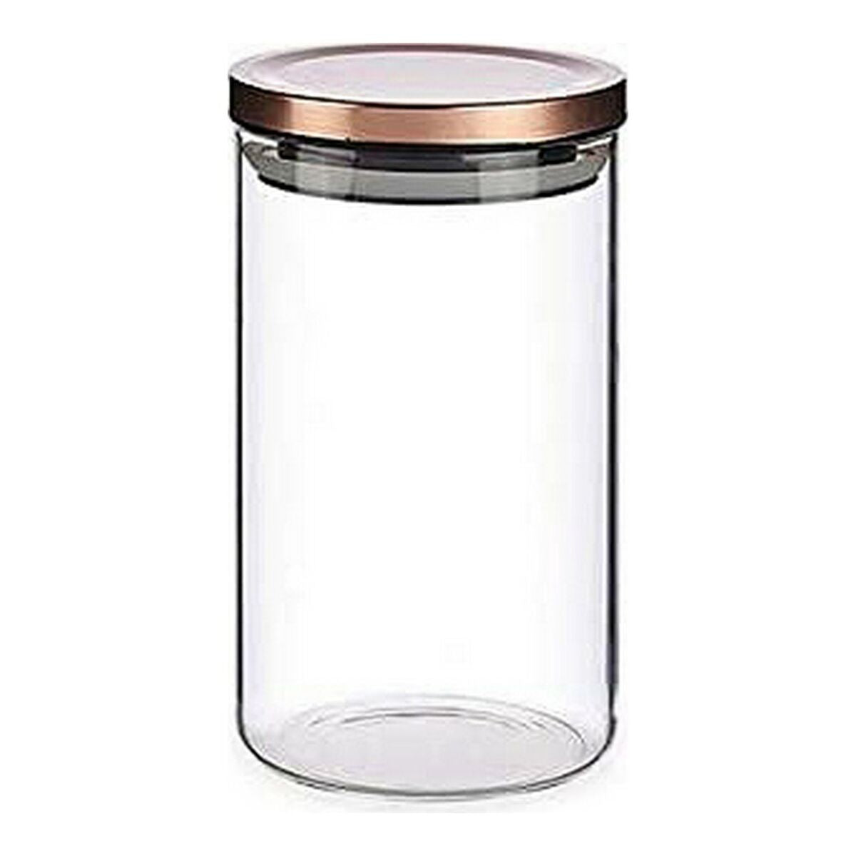 Bocal Métal Transparent Cuivre verre 1 L-0