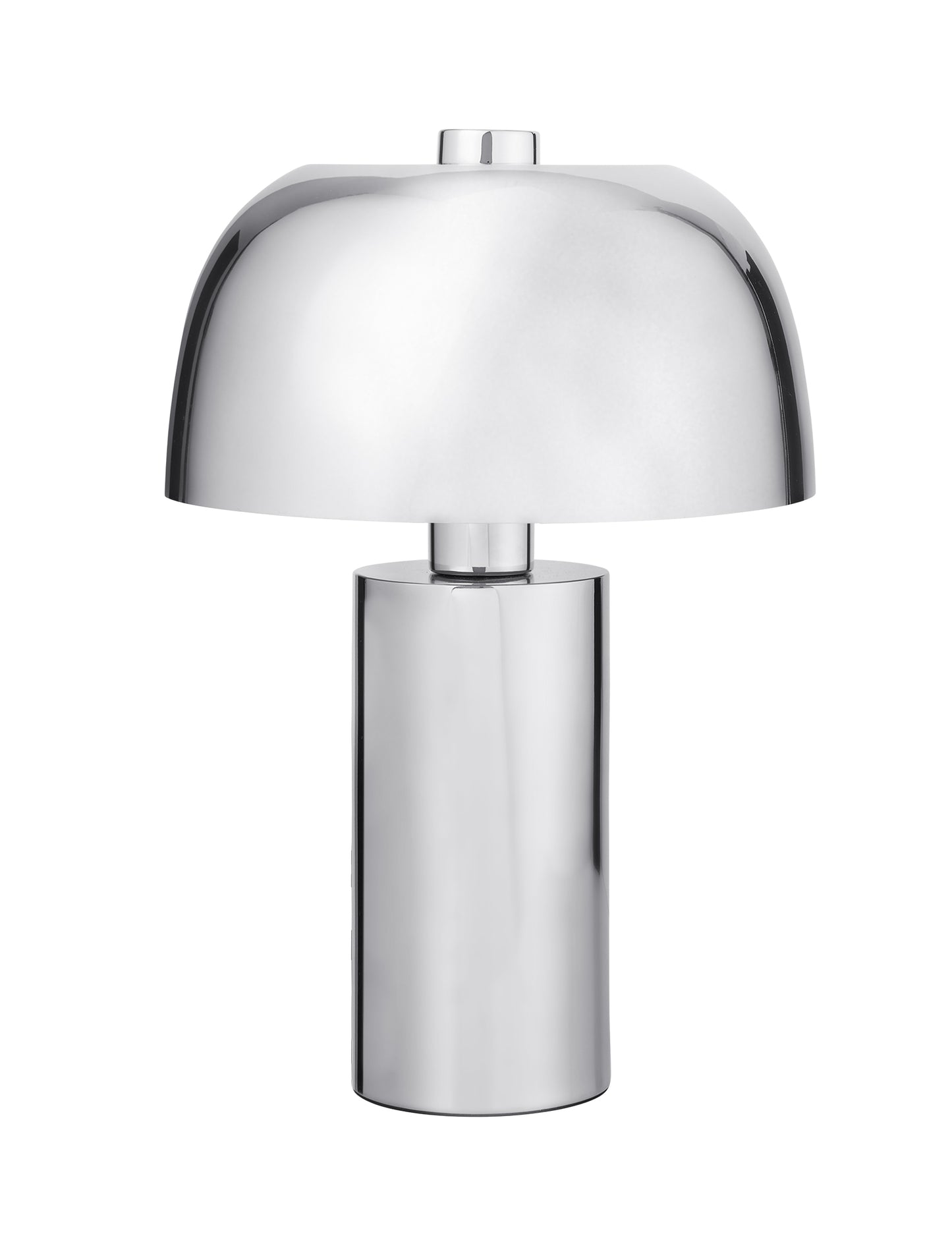 LULU Lampe champignon Chrome - H 37 cm