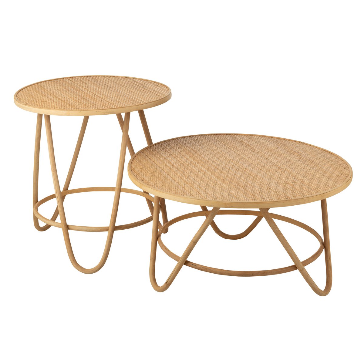 BALIA Table d'appoint  rotin - 60 cm