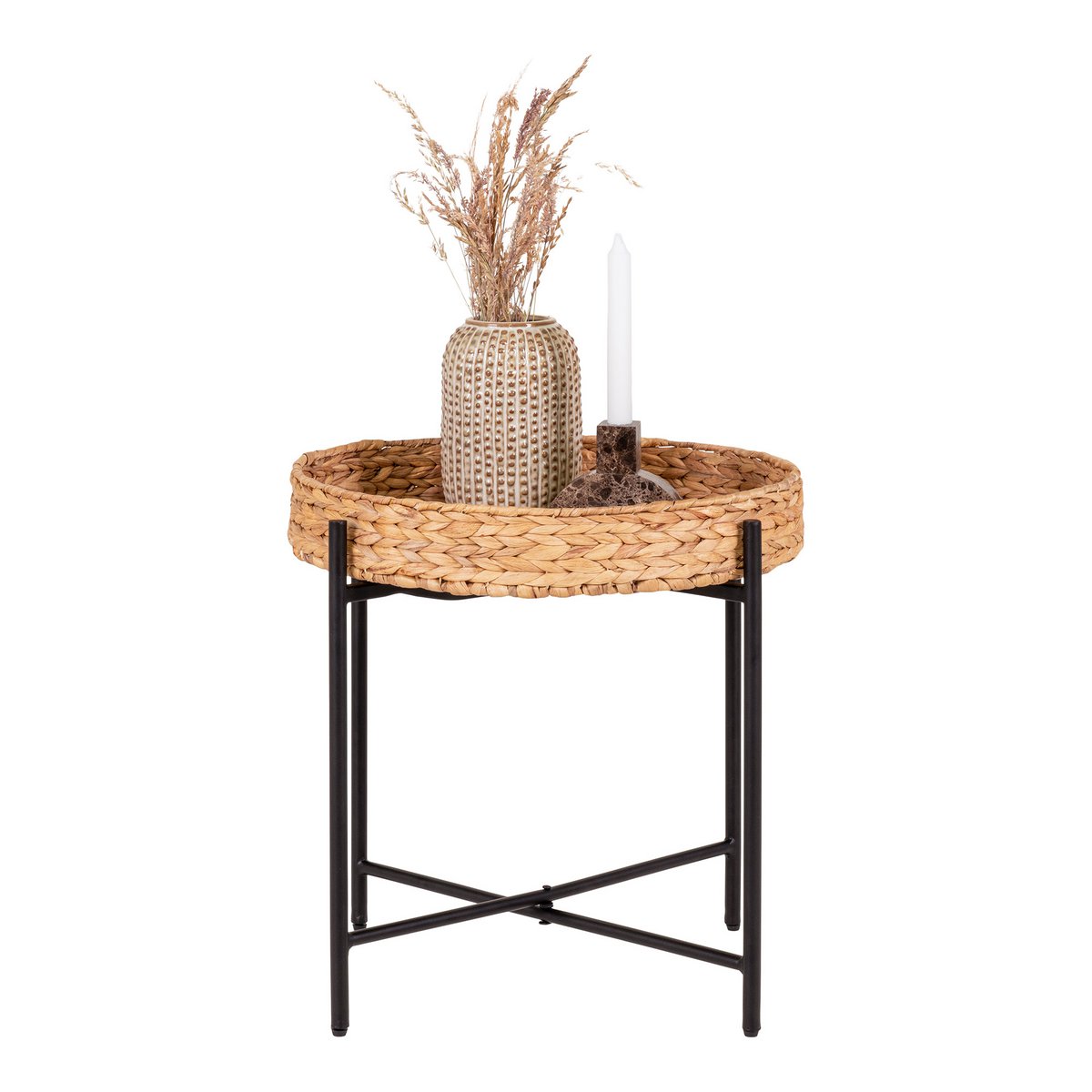 NARO Table d'appoint Naturel- Ø50 cm