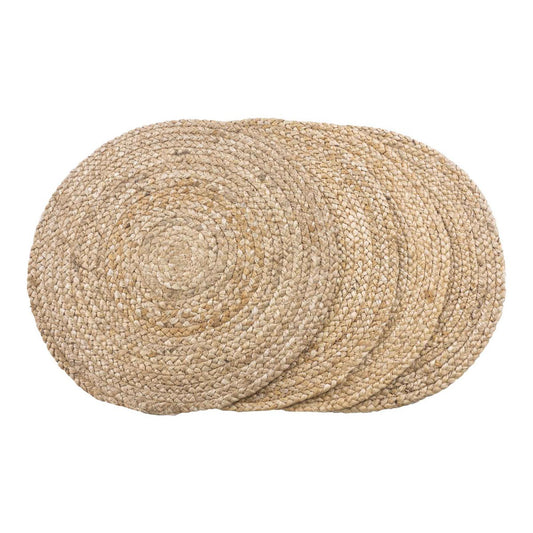 BOMBAY - Set de table jute naturel - (lot de 4) - 38 cm