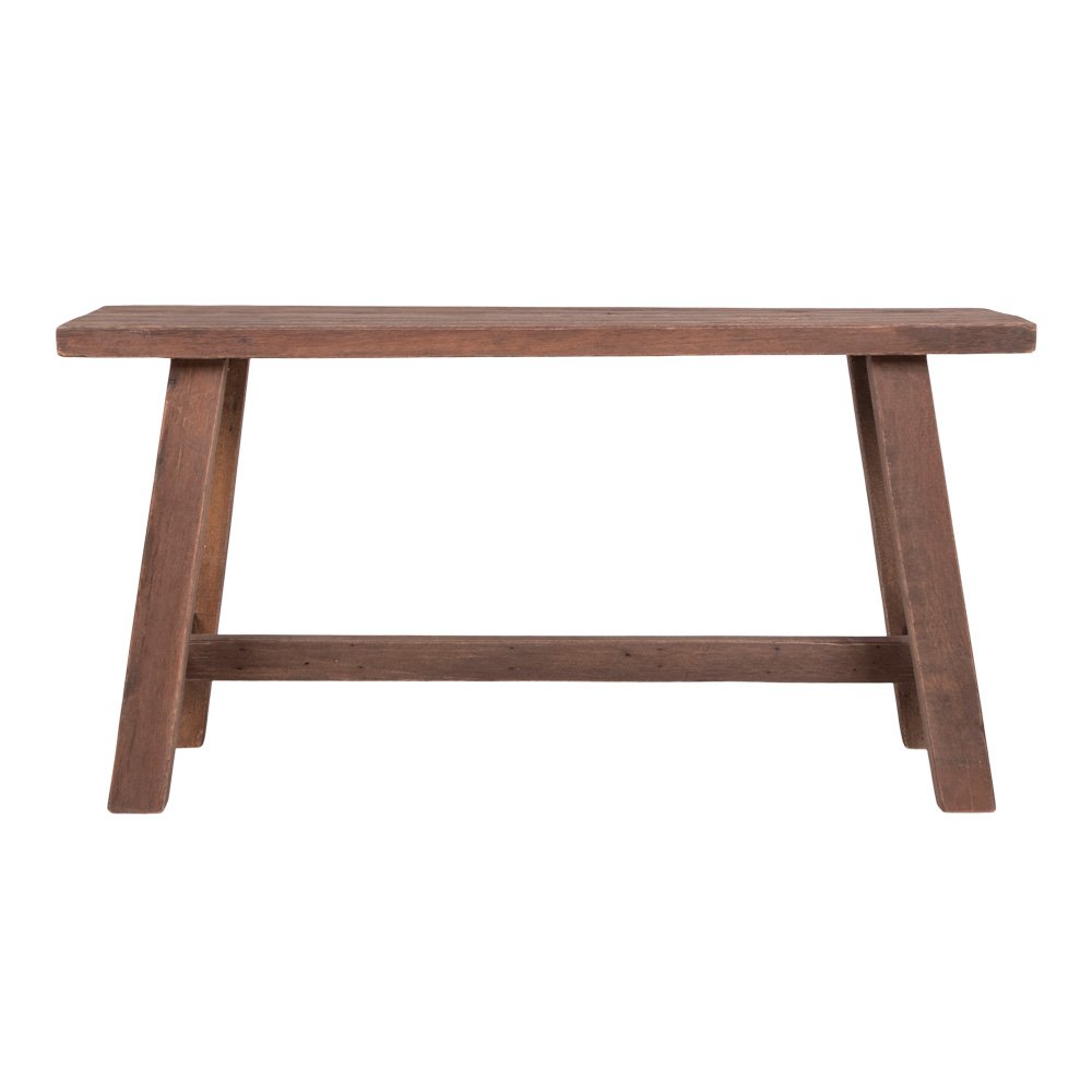 BARCELONA - Banc en teck marron - 90 cm